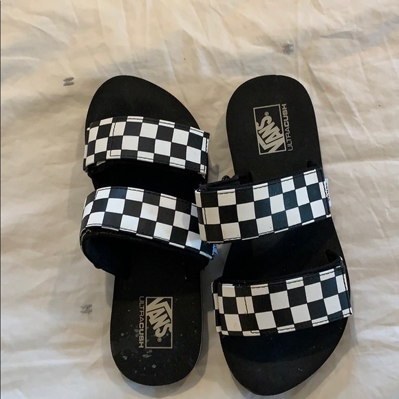 double strap vans slides